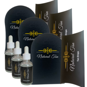 Natural Tan Drops 3X inclusief kwast of handschoen