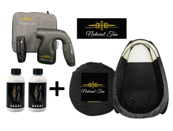 Professionele Starterspakket Cordless Tan Handy Zwart